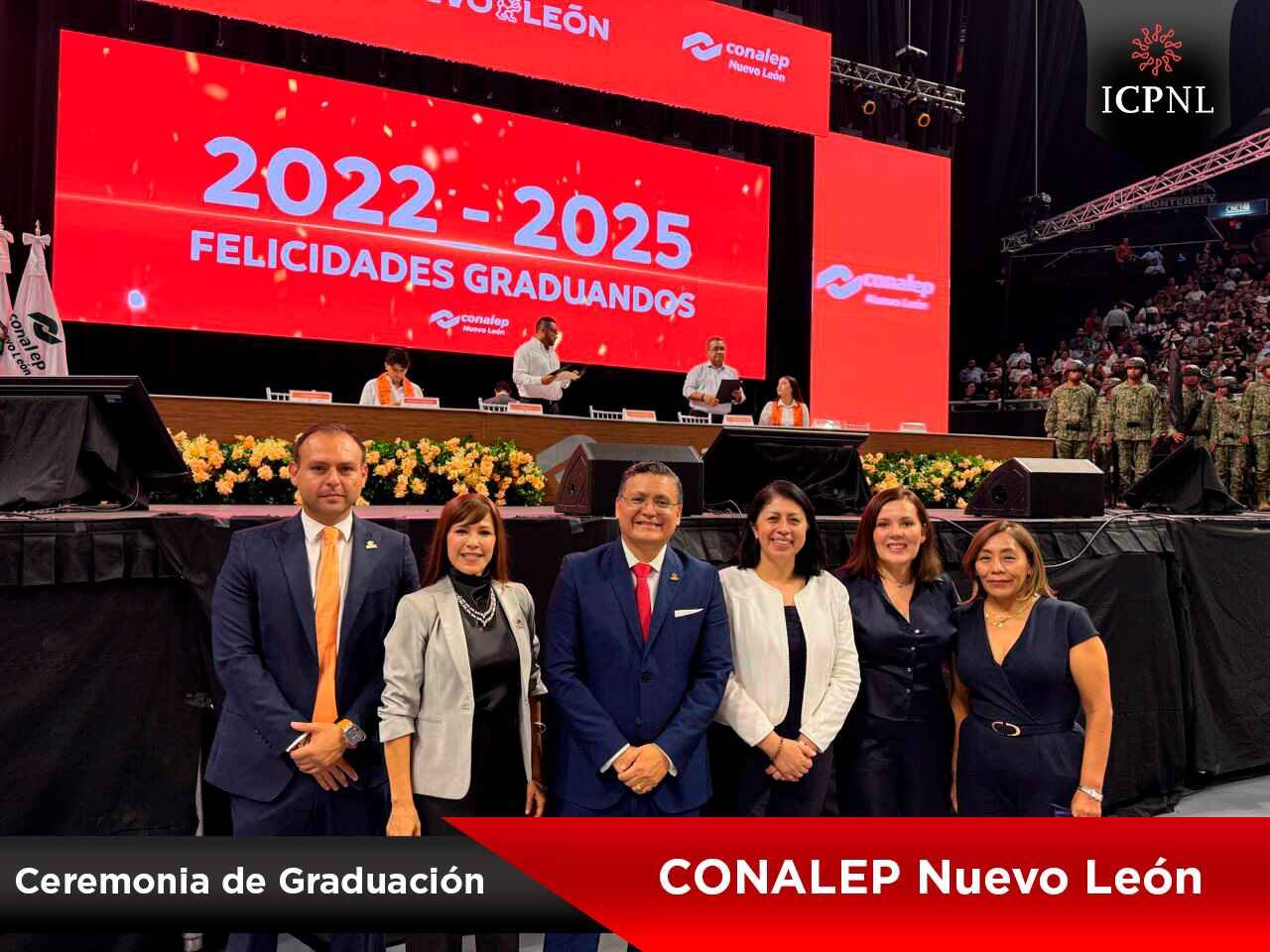 Presidente del ICPNL asiste a Ceremonia de graduación de la generación 2022–2025 del CONALEP Nuevo León