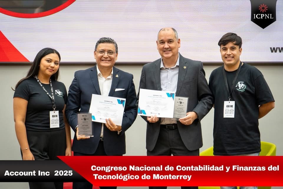 El Presidente y Expresidente del ICPNL participaron en el Congreso Nacional de Contabilidad y Finanzas del Tec de Monterrey