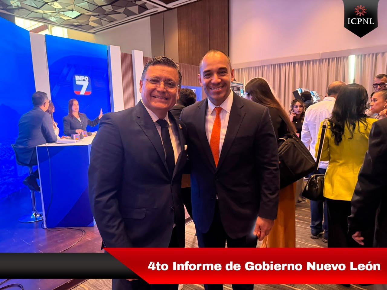 El presidente del ICPNL, asistió al 4.º Informe de El Gobierno de Nuevo León.