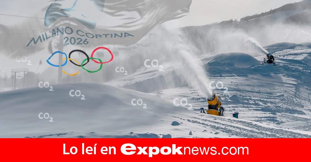 La nieve que no cae, se produce: el costo climático que sostienen los Juegos Olímpicos