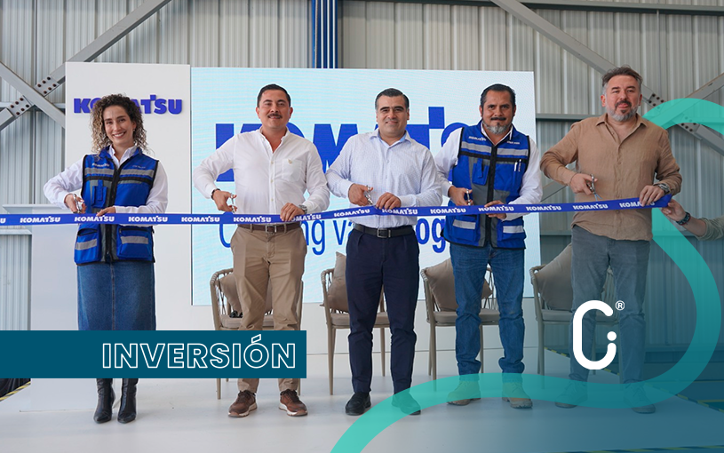 Komatsu invierte 1.85 MDD e inaugura sucursal estratégica en Colima