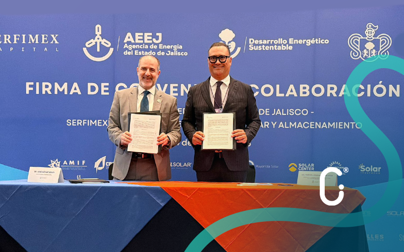 Jalisco y Serfimex sellan alianza para acelerar energías limpias con 1,000 MDP en financiamiento