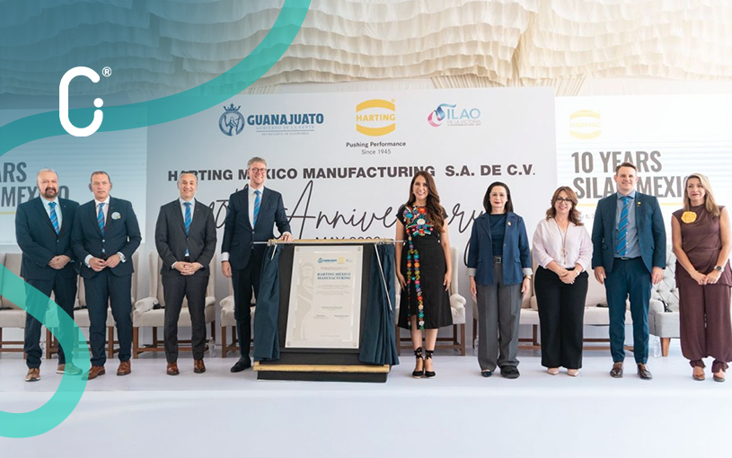 Harting alcanza una década en México impulsando conectividad industrial desde Silao