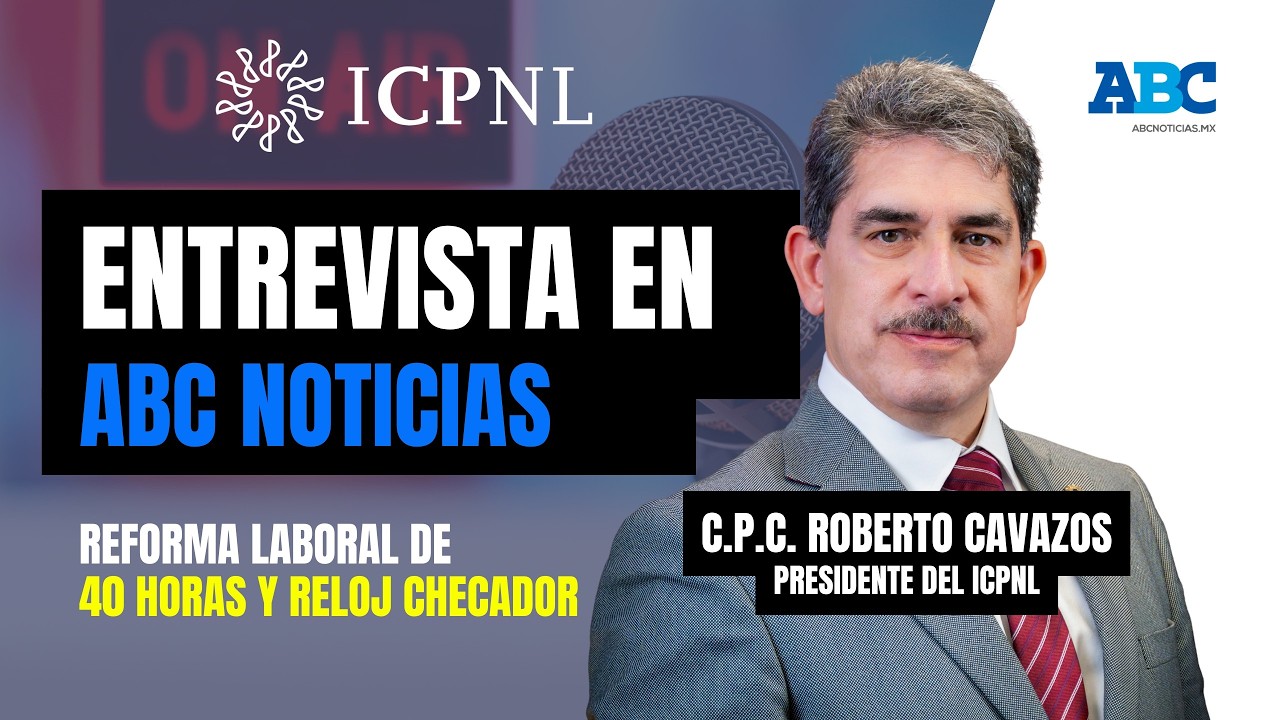 Entrevista en ‪@ABCNoticiasTV‬ | REFORMA LABORAL DE 40 HORAS Y RELOJ CHECADOR