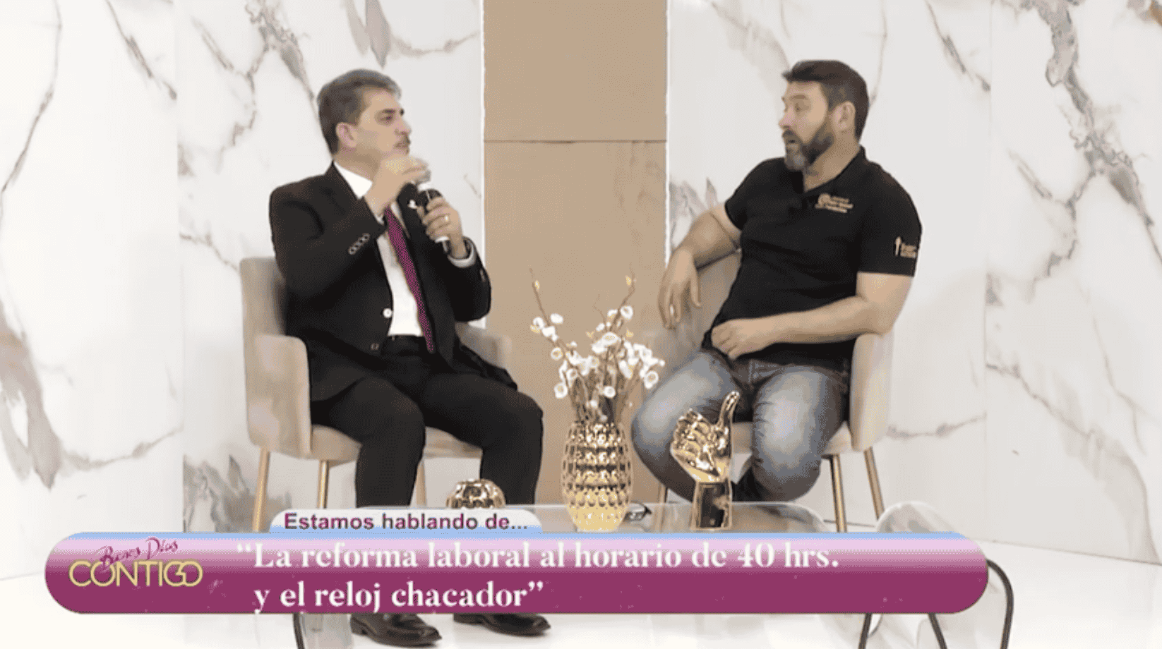 Entrevista en ‪@Canal53UANL‬ – Buenos Días Contigo | REFORMA LABORAL DE 40 HORAS Y RELOJ CHECADOR
