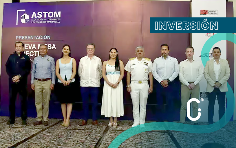 ASTOM invertirá 1,400 MDD para modernizar infraestructura del Puerto de Manzanillo hacia 2030