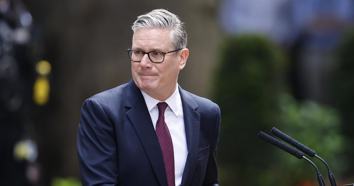 Como dijo Trump: Keir Starmer dimite como primer ministro de Reino Unido
