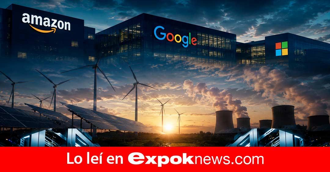 IA pone presión sobre compromisos verdes Amazon, Google y Microsoft