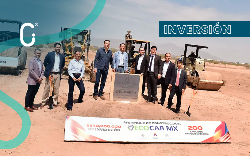 EcoCab Co. invertirá 540 MDP en su tercera planta en Durango; generará 200 empleos en Gómez Palacio