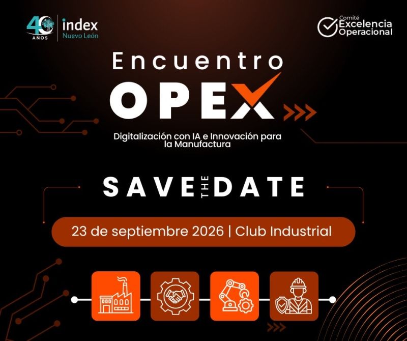 ¡SAVE THE DATE! La manufactura está entrando en una nueva etapa.