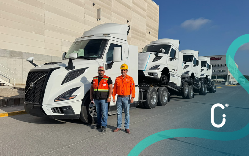 Arranca Volvo exportación de camiones de carga desde Nuevo León a EE.UU.