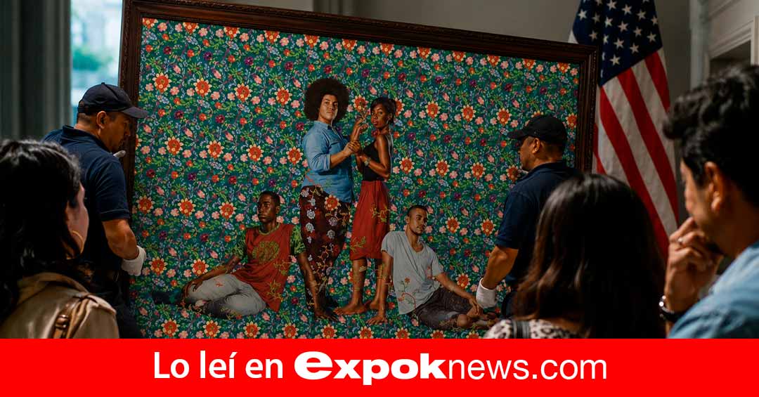 ¿Adiós al arte “woke”? Embajada de EU retira una obra del retratista de Obama