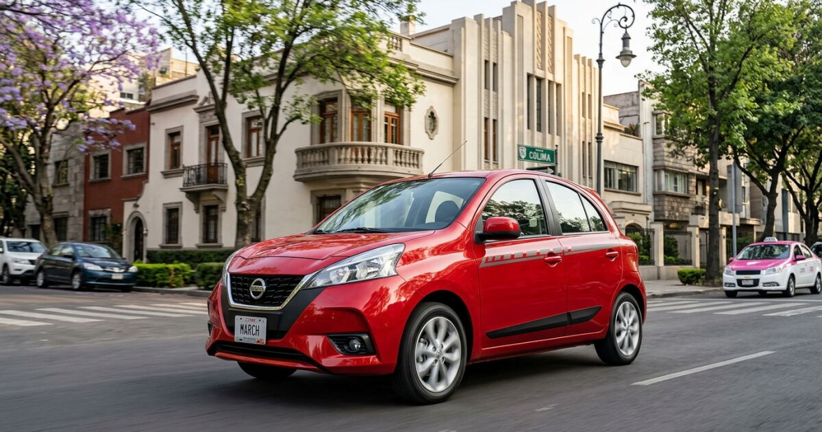 Nissan March baja de precio y se convierte en el segundo auto más barato de México